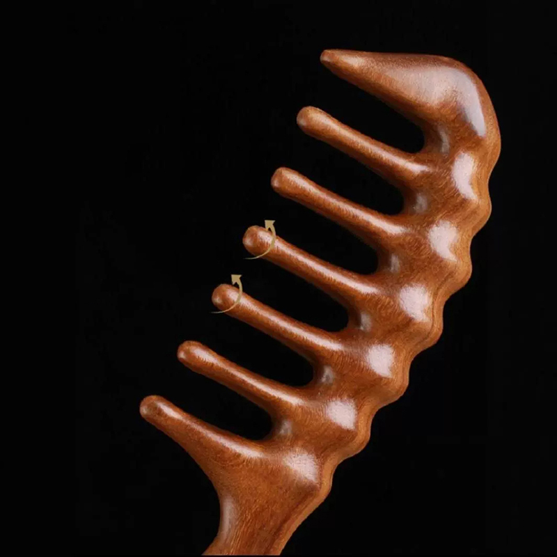 Hair Care Long Hair - Doğal Sandal Ağacı Saç Tarakları Anti-Statik