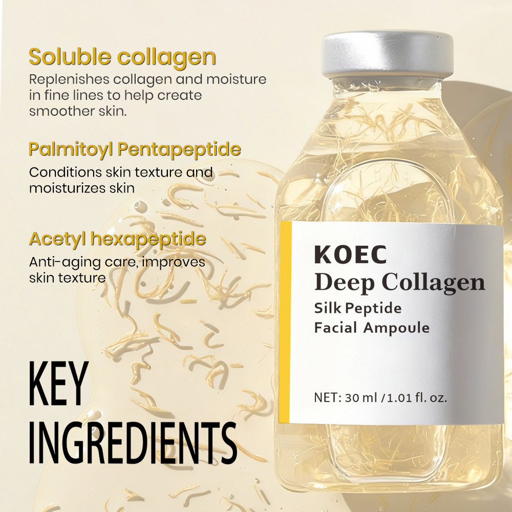 Silk Press Serum - Peptit Yoğun Kaldırıcı Ampul, Derin Kolajen