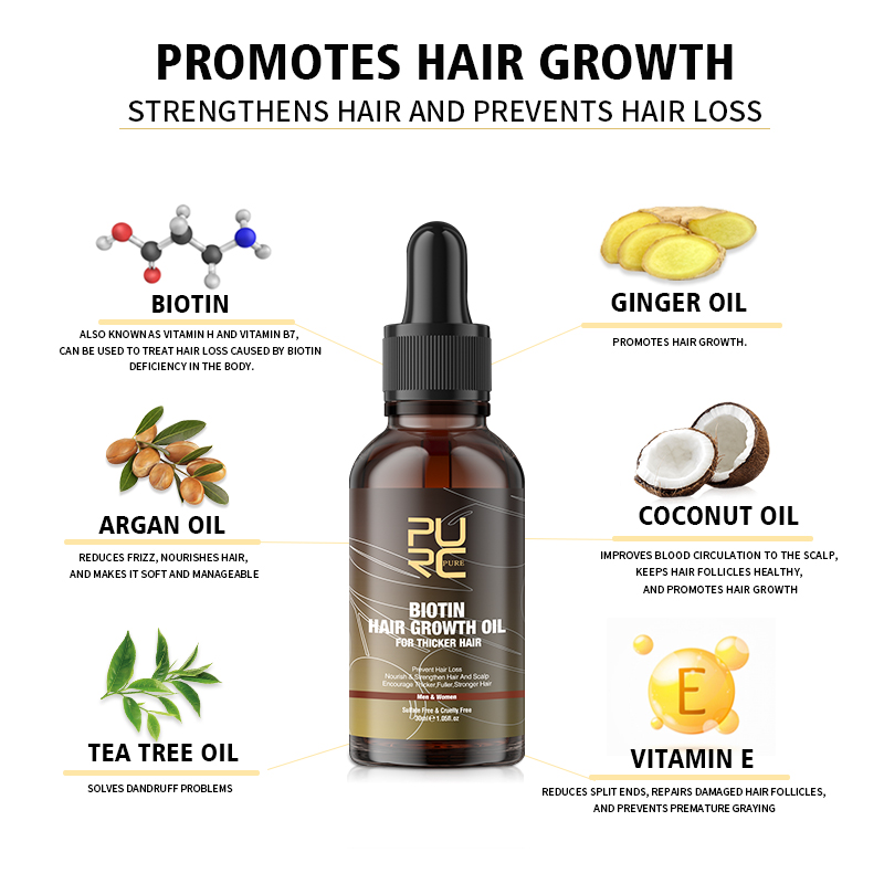 PURC Biotin Saç Büyüme Yağı Şa - Hair Care Frizzy Hair incelemesi ve fiyatı