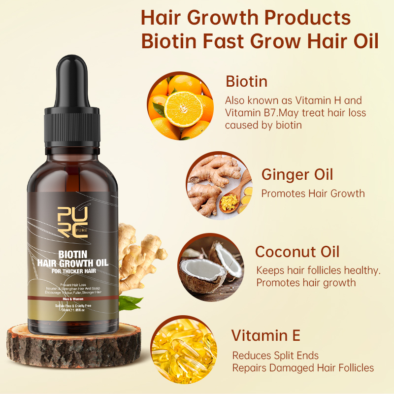 PURC Biotin Saç Büyüme Yağı Şa - Hair Care Frizzy Hair incelemesi ve fiyatı